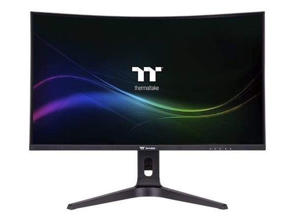 Thermaltake TGM-V32CQ - LED-skjerm - kurvet - 32" (31.5" synlig) - 2560 x 1440 QHD @ 170 Hz - VA - 400 cd/m² - 3000:1 - 1 ms - 2xHDMI, DisplayPort