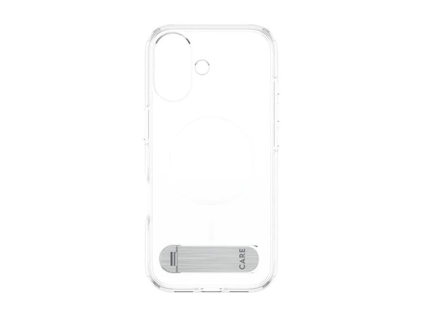 PanzerGlass CARE™ by ® Case Transparent w. Kickstand & MagSafe iPhone 17, Suojus, Apple, Apple - iPhone 17, Läpinäkyvä