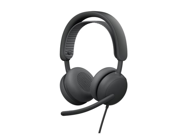 Logitech Zone Wired 2 for Business - Hodesett - on-ear - kablet - aktiv støydemping - grafitt - UC-sertifisert
