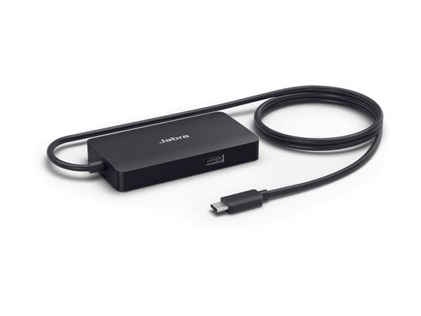 Jabra PanaCast USB Hub - Dokkingstasjon - USB-C - HDMI, VGA - 45 watt - Europa