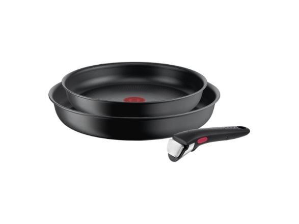 Tefal stekepannesett Titanium 3X 24 + 28 cm