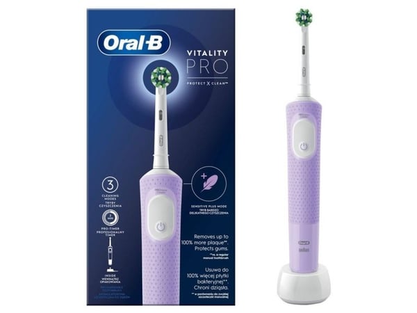Oral-B Vitality Pro Violet elektrisk tandbørste