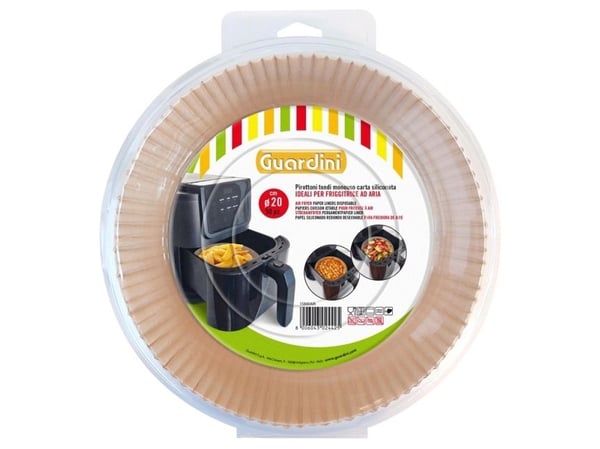 Guardini Set Of 50 Round Paper Mould 20Cm Air Fry