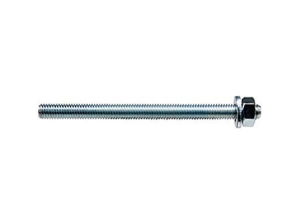 Fischer FIS A, M10, Stål, Fullt gjenget stang, 130 mm, 10 stykker