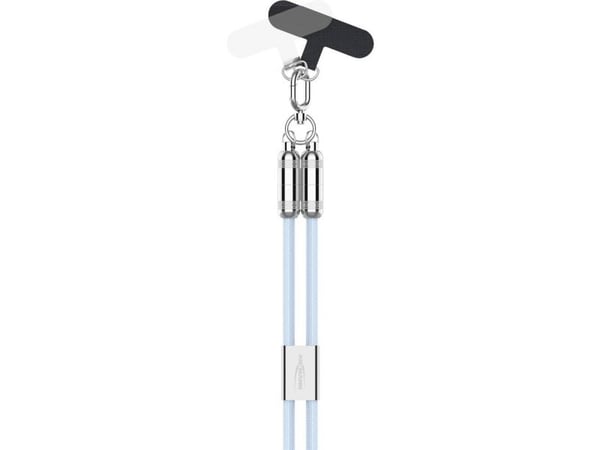 Ansmann 1700-0194, 1,2 m, Lightning, USB C, Hankjønn, Hankjønn, Blå
