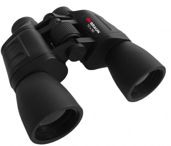 Braun Binocular 10 x 50, BK-7 Porro, 10x, 5 cm, Sort, 790 g