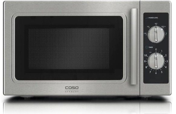 Caso CM 1000, Benkeplate, Grill mikrobølge, 29 l, 1000 W, Rotasjon, Sort, Rustfritt stål