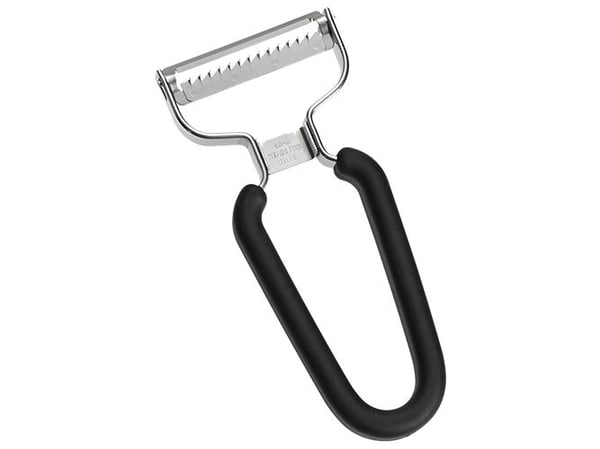 Lurch 00010096, Grönsaker, Y-skalare, Rostfritt stål, 18/8, Svart, Rostfritt stål, Plast