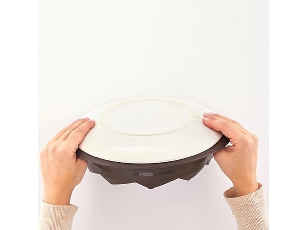 Lurch 00085032, Kakeform, Rund, -40 °C, 240 °C, Brun, Silikon