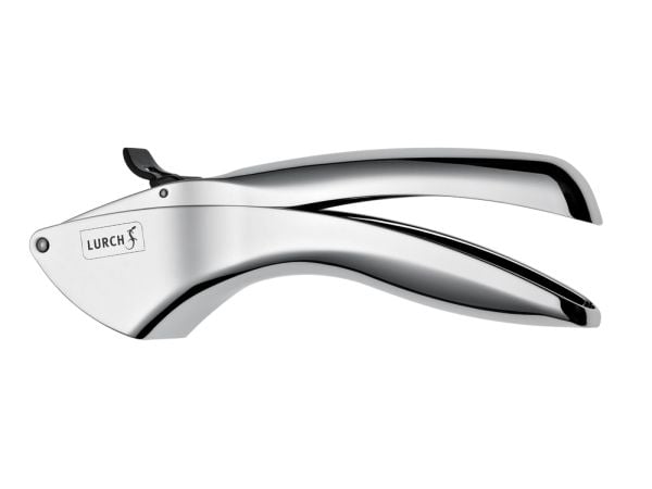 Lurch 221400, Håndholdt hvitløkspresse, Aluminium, Rustfritt stål, Aluminium