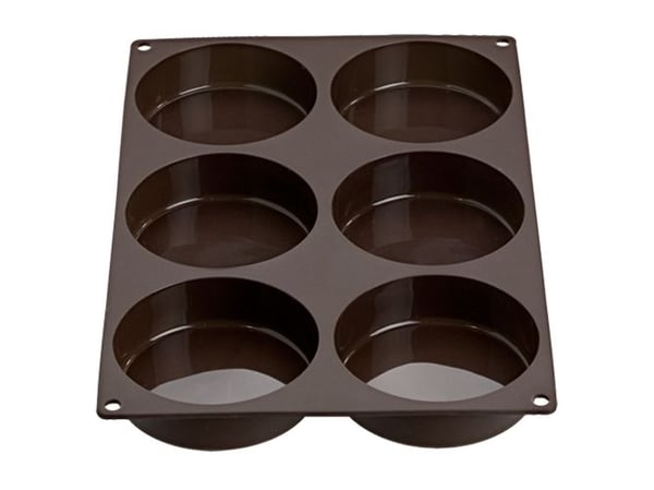 Lurch 85081, Cupcake-/muffinsformar, -40 ° C, 240 ° C, Brun, Silikon, 10 cm