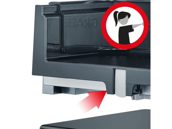 Graef S 11120 Twin, Elektrisk, Grå, Metall, Plast, Taggete, 170 W, 230 V