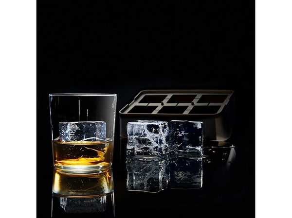 Lurch ICE FORMER, 6 stykker, Rektangulær, Isbrett, Sort, Gjennomsiktig, Silikon, -40 - 240 °C