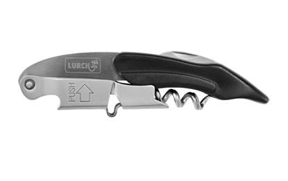 Lurch 210610, Basic corkscrew, Svart, Silver, Metall, 110 mm, 25 mm