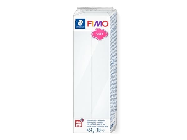 Staedtler FIMO 8021, Modelleringsleire, Hvit, 1 stykker, 1 farger, 110 °C, 30 min