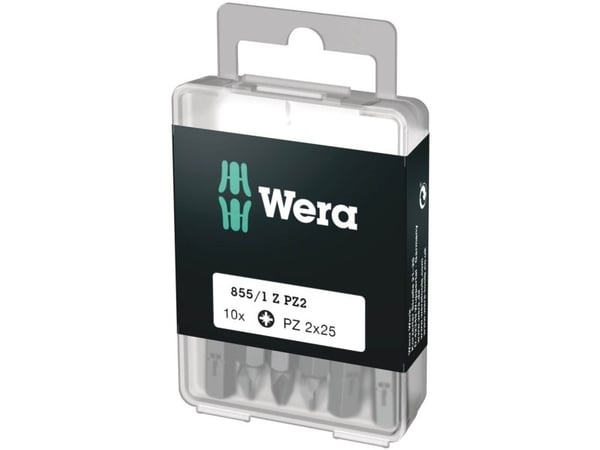 Wera 855/1 Z DIY SiS 05072404001 Ristikkäisleikkuuterä PZ 2 Työkaluterästä kulutusta kestävä D 6,3 10 kpl
