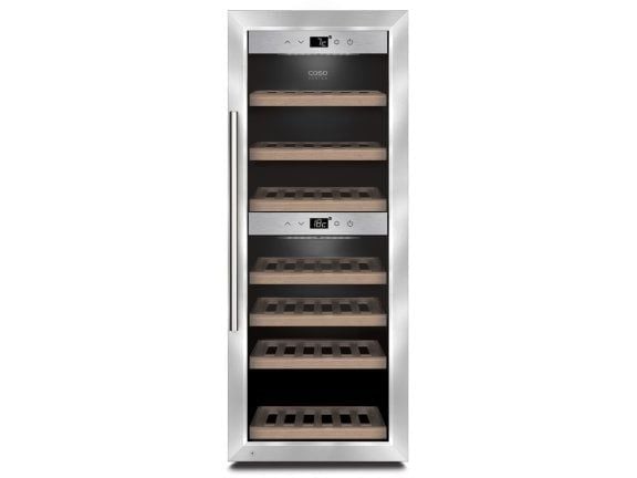 Caso WineComfort 380 Smart, Vinkylare med kompressor, Fristående, 38 flaska/flaskor, 60 W, Inbyggd lampa, Rostfritt stål
