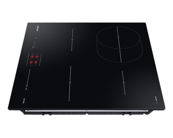 Samsung 4 Series NZ64B4016FK - Induksjonskomfyrtopp - 4 plater - Nisje - bredde: 56 cm - dybde: 48 cm - svart