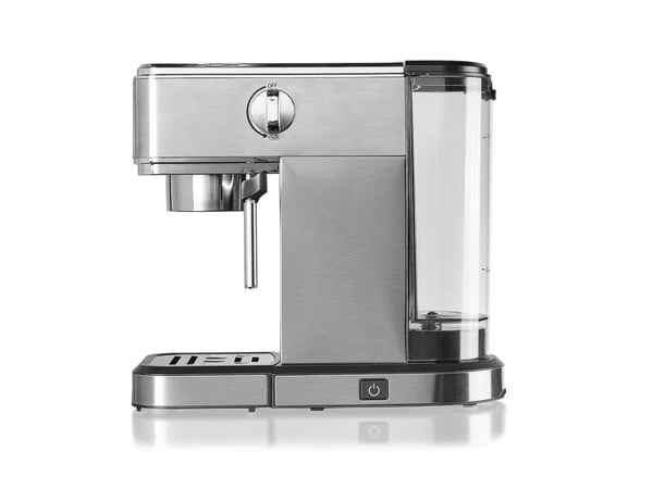 Cloer 5829, Espressomaskin, 1 l, 1350 W, Sort, Rustfritt stål