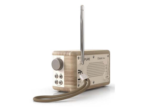 Pure DAB+ Radio Classic Mini, Bærbar, Digitalt, DAB+, FM, 87,5 - 108 MHz, 174 - 240 MHz, 5 W