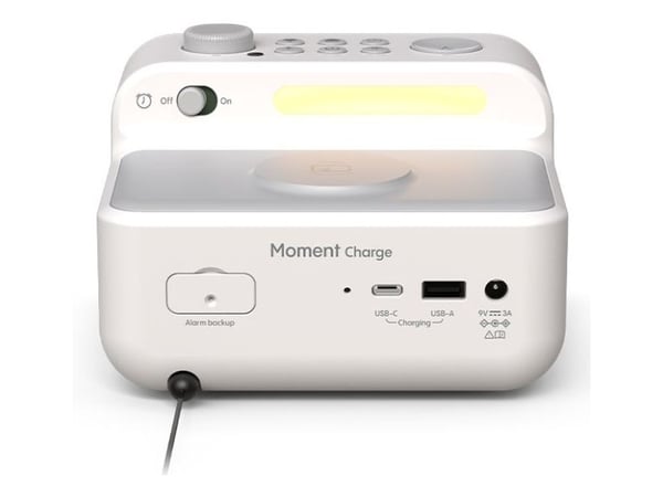 Pure Moment Charge - Klokkeradio - 10 watt - uten operativsystem - bomullshvit