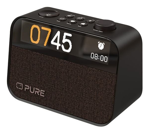 Pure Moment - Klokkeradio - 5 watt - uten operativsystem - kaffe svart
