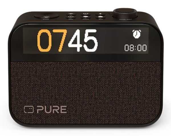 Pure Moment - Klokkeradio - 5 watt - uten operativsystem - kaffe svart