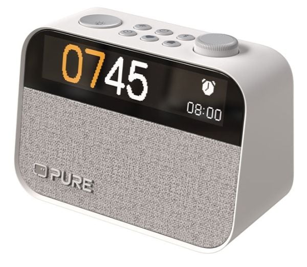Pure Moment - Klokkeradio - 5 watt - uten operativsystem - bomullshvit
