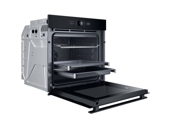 Whirlpool, 73l, pyro, sort - innebygget ovn
