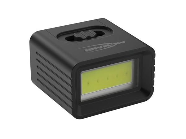Ansmann 1600-0714, Lommelykt, Sort, ABS syntetisk, IP20, 10 - 35 °C, COB LED