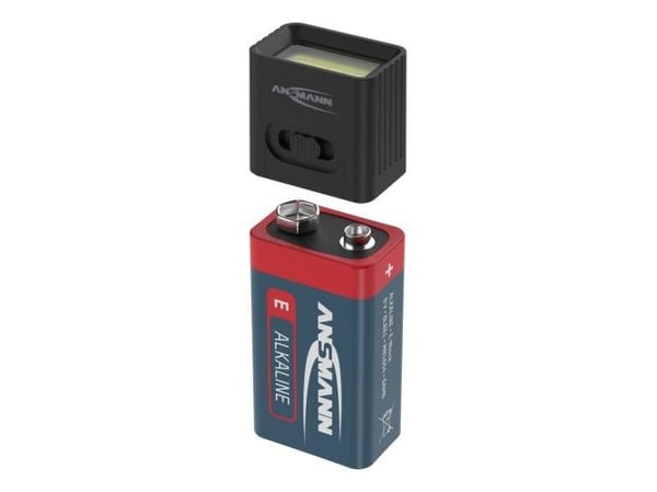 Ansmann 1600-0714, Lommelykt, Sort, ABS syntetisk, IP20, 10 - 35 °C, COB LED