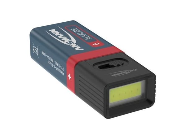Ansmann 1600-0714, Lommelykt, Sort, ABS syntetisk, IP20, 10 - 35 °C, COB LED