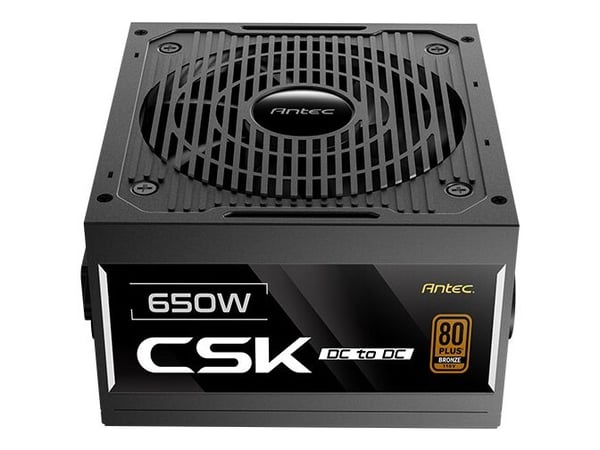 Antec CSK650DC - Strømforsyning (intern) - ATX12V 2.52 - 80 PLUS Bronze - AC 100-240 V - 650 watt - aktiv PFC - Europa