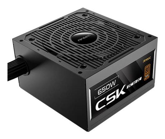 Antec CSK650DC - Strømforsyning (intern) - ATX12V 2.52 - 80 PLUS Bronze - AC 100-240 V - 650 watt - aktiv PFC - Europa