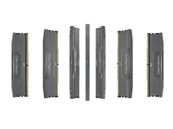 CORSAIR Vengeance - DDR5 - sett - 32 GB: 2 x 16 GB - DIMM 288-pin - 6000 MT/s / PC5-48000 - CL36 - 1.3 V - ikke-bufret - on-die ECC - grå