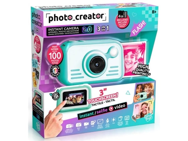 PHOTO CREATOR Instant Camera with Color Photo Paper