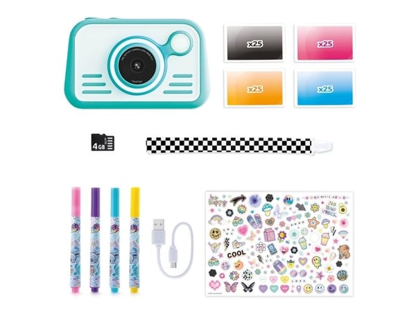 PHOTO CREATOR INSTANT CAMERA WITH COLOR PHOTO PAPER