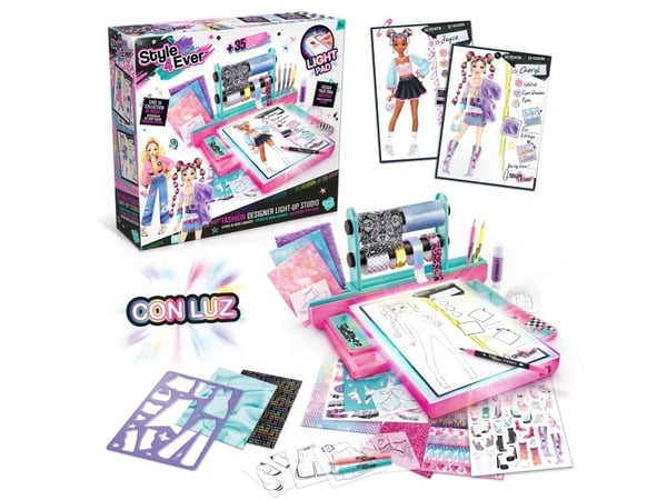 Canal Toys So Slime Fashion Designer Light-Up Studio, Motedesignsett for barn, 6 år, Flerfarget