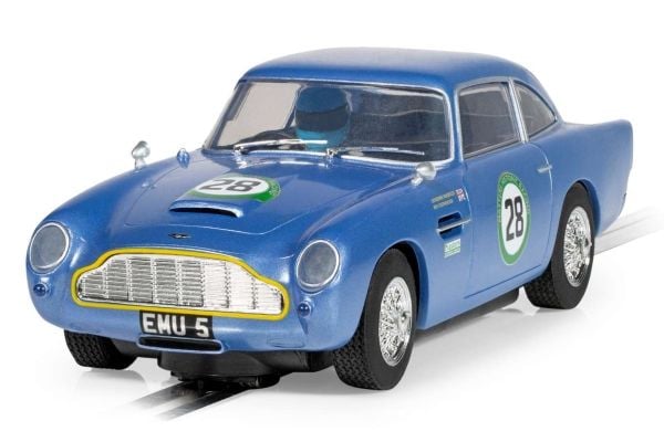 Aston Martin DB5, blå/gul, Historic GT Racing