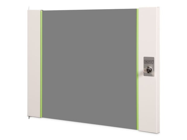 Digitus DN-19 D-09-U, Dør, Glass, Metall, Grå, 1 stykker, 2 kg
