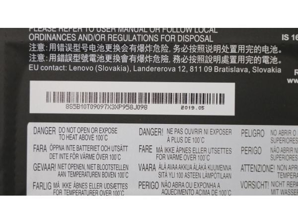 Lenovo 5B10T09097, Bakterier, Lenovo