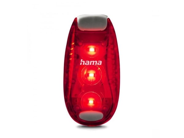Hama SL-DUO, Grå, Rød, LED, Rød, Fixed light, Blinkende lys, Unisex, Rød