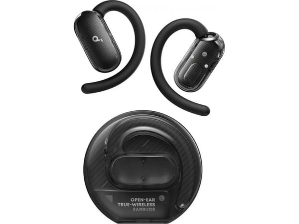 Anker Soundcore V40i - True wireless-hodetelefoner med mikrofon - åpent øre - over-øret-montering - Bluetooth - svart