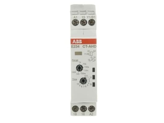 ABB:n aikarele E234CT-AHD off-delay apujännitteellä E234CT-AHD.12 (1SVR500110R0000)