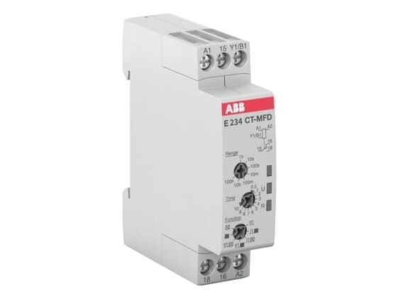 ABB CT-MFD.12, Aikaviiverele, Harmaa, 24 V, IP20, IP50, CAN/CSA C22.2 No.14 IEC/EN 63000 IEC/EN 61812-1 UL 508, 6 A