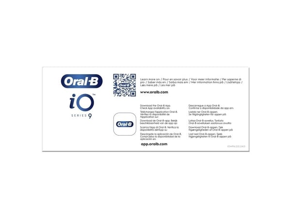 Oral-B iO 80363731, Aikuinen, Pyörivä/värähtelevä hammasharja, Ienhoito, Herkkä, Valkaisu, musta, Hopea, 2 min, musta, Hopea