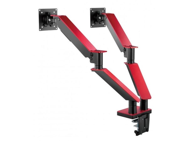 myWall HL 25-2, 43,2 cm (17"), 88,9 cm (35"), 75 x 100 mm, 75 x 100 mm, 180°, Sort, Rød