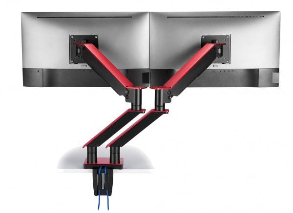 myWall HL 25-2, 43,2 cm (17"), 88,9 cm (35"), 75 x 100 mm, 75 x 100 mm, 180°, Sort, Rød
