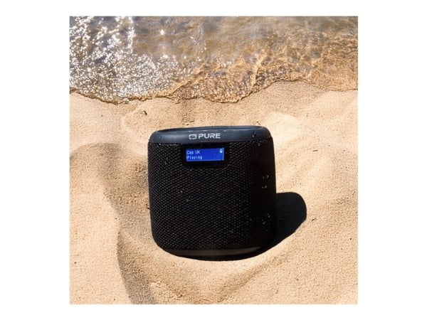 Pure Woodland Mini - Høyttaler - for bærbar bruk - trådløs - Bluetooth - 5 watt - svart
