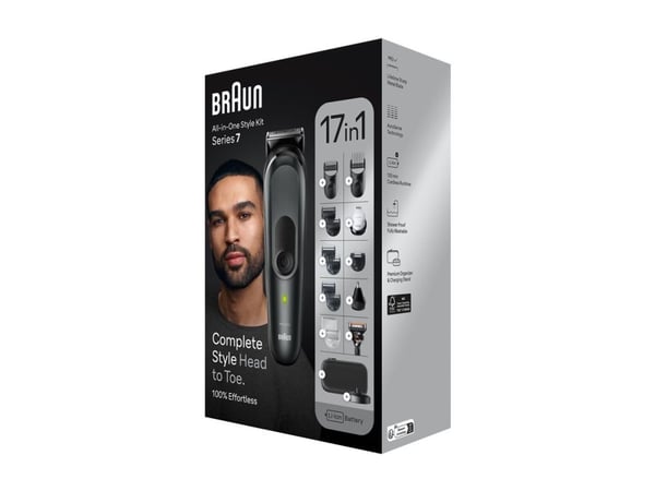 Braun All-in-One Style Kit 7 MGK7491 - Trimmer - trådløs - grå